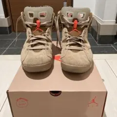 トラヴィス・スコット × ナイキ エアジョーダン6 'ブリティッシュカーキ