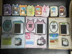 ポケセンオンライン　ミニゲーム　アクスタ 3個、ステッカー8枚セット