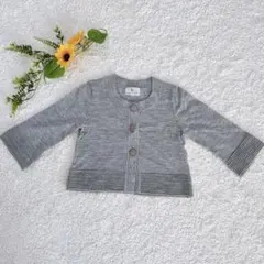 組曲 KUMIKYOKU グレー カーディガン S2