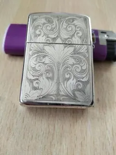 新品】手彫り アーマー スターリングシルバー 全面彫金Zippo 馬