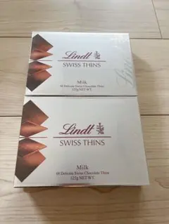 【新品未開封】Lindt リンツ チョコレート ミルク エキストラシン 2箱のサムネイル
