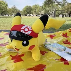 비매품 포켓몬 ラン 海外限定 피카츄 肩のりぬいぐるみ クリップ付き 台湾