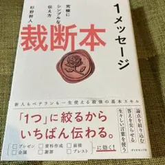 1メッセージ : 究極にシンプルな伝え方