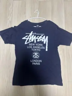 【Stüssy】ネイビー Tシャツ M
