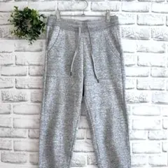 UNIQLO ユニクロ★裏起毛スウェットパンツ（XS） 杢グレー レディース
