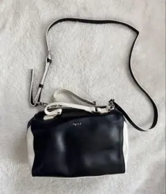 agnes b. 2way ショルダーバッグ バイカラーのサムネイル