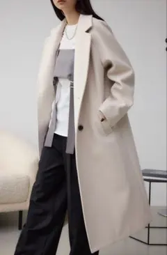 アズールバイマウジー B-HEAT2WAYウォッシャブルロングコート