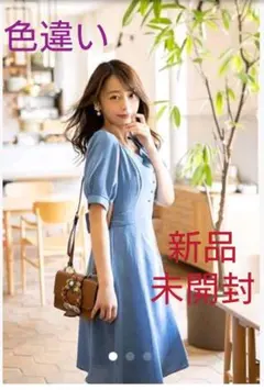 【tocco closet】【新品・未開封・タグつき】ウエストリボン ワンピース