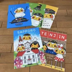 クリアファイル　ジンギスカンのジンくん　まとめ売り　札幌　天神