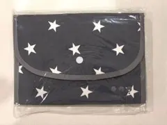 【新品】母子手帳ケース 星柄 グレー