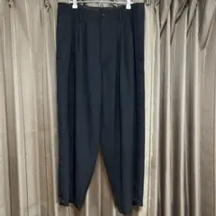 試着のみ美品 ヨウジヤマモトプールオム ランダムタック ギャバジン