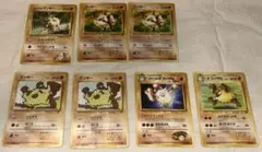 ポケカ　ポケモンカード　旧裏　マンキー　タケシのオコリザル　カツラのマンキー