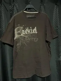 Ezekiel XL ダークブラウン Tシャツ 平成 グランジ