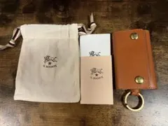 IL BISONTE レザーキーケース ブラウン