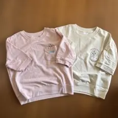 GUおぱんちゅうさぎ半袖Tシャツ 2枚セット　Sサイズ
