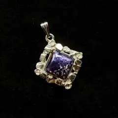 215遺品整理品　ペンダントトップ　七宝焼？　シルバー？　銀？　プラチナ？