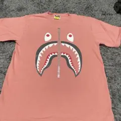 A BATHING APE シャーク Tシャツ ピンク レディース XS - メルカリ