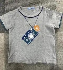 familiar カメラプリント Tシャツ 100cm