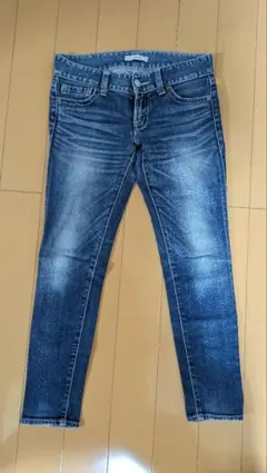 【超目玉商品！！】MOUSSYスキニーデニム ダークブルー