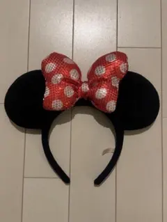 Disneyスパンコールミニーカチューシャ