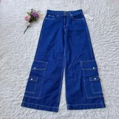 【新品】BDG アーバンアウトフィッターズ デニムカーゴパンツ ブルー W29