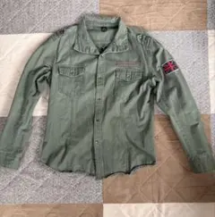 ミリタリージャケット Lサイズ オリーブグリーン