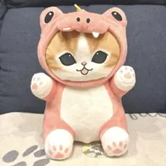 モフサンド　かいじゅうニャンBIGぬいぐるみ　ピンク