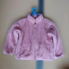 ピンク フリースジャケット ユニクロ
