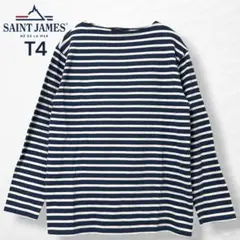 SAINT JAMES セントジェームス　ウエッソン　キナリ×ネイビー　T4 良品 ウエッソン キナリ✕ネイビー T5 セントジェームス - メルカリ
