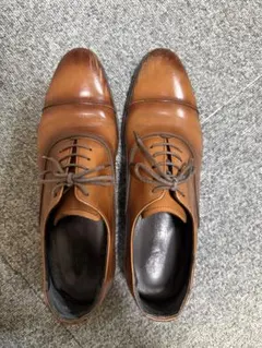 ビジネスシューズ 幅広 シューズ25サイズ ブラウン Biz Art