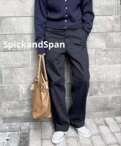 Spick & Span ルーズベイカーパンツ38黒　M