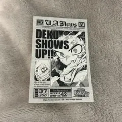 僕のヒーローアカデミア　原画展来場者特典 タブロイド風ステッカー 緑谷出久