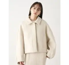 【値下げ中】SNIDELウールブレンドショートコート