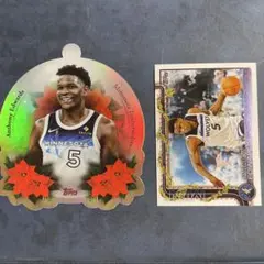 anthony edwards topps holiday mega