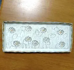 長角皿　美濃焼　陶器　花しおんのサムネイル