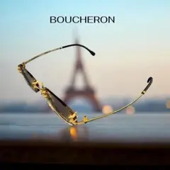 2026年最新】BOUCHERON フレームカラー：ゴールド メンズ サングラスの 