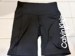 カルバンクライン レディーススパッツ ショート丈レギンス S 黒のサムネイル