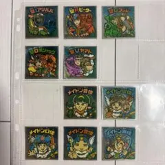 第18弾・当時物　神帝・メイドン10枚　旧ビックリマン　ビックリマンシール