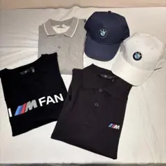 BMW 公式アパレル 5点セット ポロシャツ Tシャツ キャップ Mサイズのサムネイル
