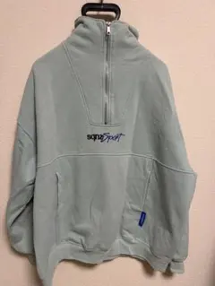SEQUENZ ハーフジップ スウェット Lサイズ