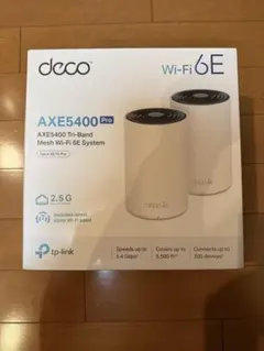 Wifiルーター　TP-Link Deco AXE5400 Pro