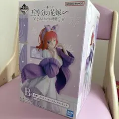 一番くじ五等分の花嫁 ２人だけの時間 B賞 中野二乃スノールームウェアフィギュア