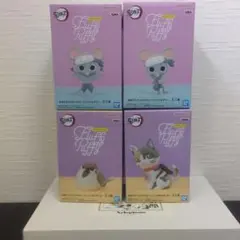 鬼滅の刃　フィギュア4体セット　ムキムキねずみ　ちゅん太郎　茶々丸