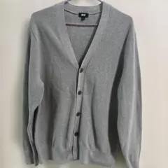 UNIQLO グレー カーディガン メンズMのサムネイル