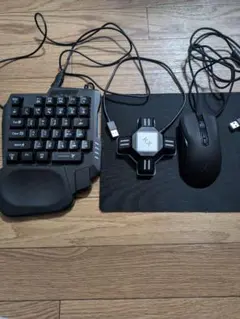 ゲーミングキーボード・マウス・USBハブセット