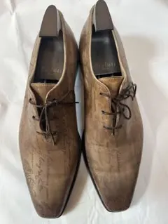 Berluti カリグラフィ レザーシューズ ブラウンメンズ 革靴サイズ25.5のサムネイル