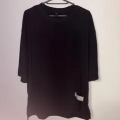 SHEIN メンズ ブラック オーバーサイズ Tシャツのサムネイル