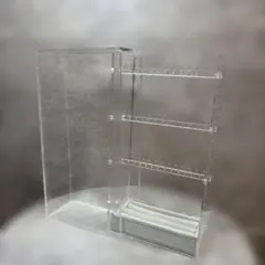 【清掃済み】無印良品 アクリルネックレス・ピアススタンド