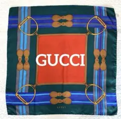 GUCCI グッチ イタリア製 シルクスカーフ