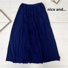 niko and... ネイビー ロング フレアスカート サイズ3 M相当